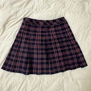 Aritzia plaid skirt